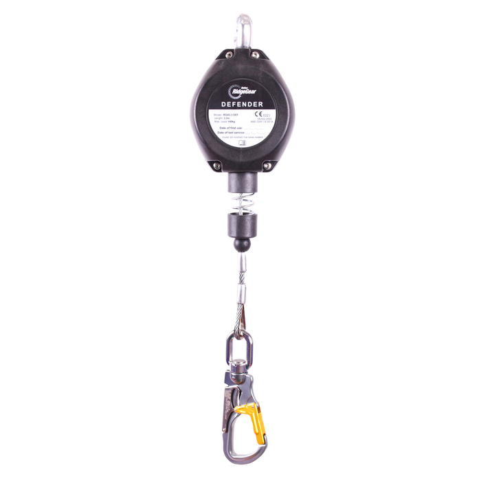 Defender Fall Arrest Block 3.3m Wire Ridgegear RGA3.3 DEF - White Wolf Safety
