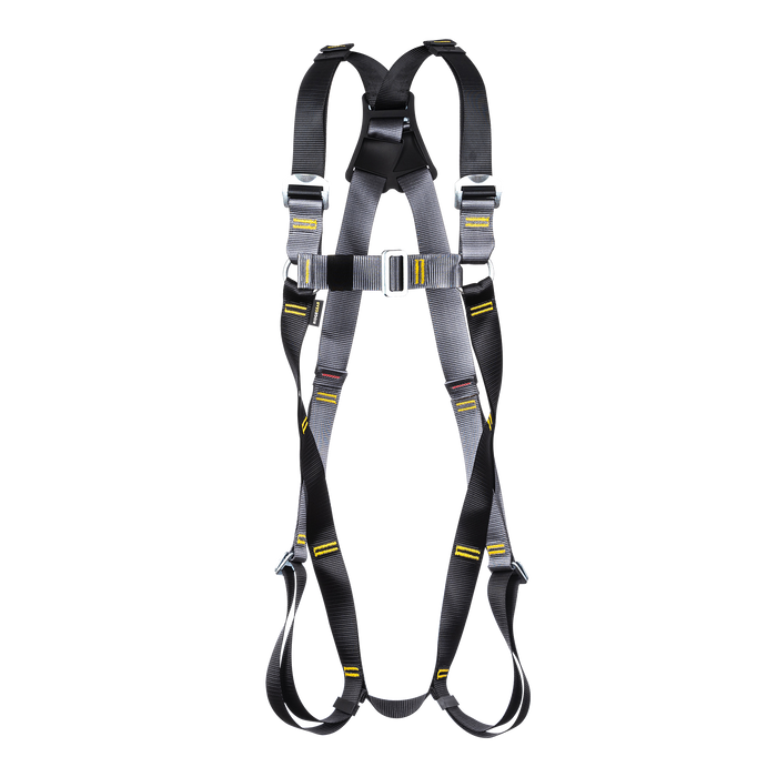 Safety Harness Economy Single Point Rear D Attachment Fall Arrest Restraint Ridgegear RGH1 - White Wolf Safety