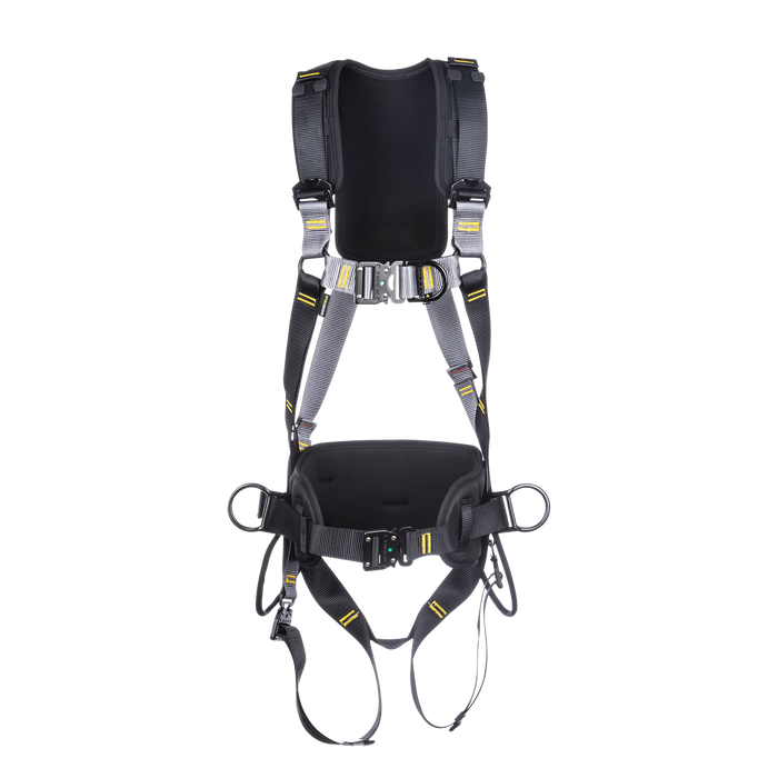 Deluxe Comfort Safety Harness 4-Point Front Rear Side D Quick Release Ridgegear RGH6 - White Wolf Safety