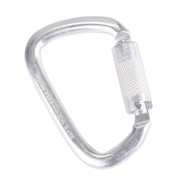 Twistlock Karabiner 22mm Zinc Steel Ridgegear RGK3 - White Wolf Safety