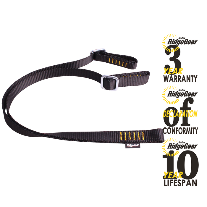 Restraint Lanyard Twin Adjustable 1.8m Ridgegear RGL19/1.8 - White Wolf Safety