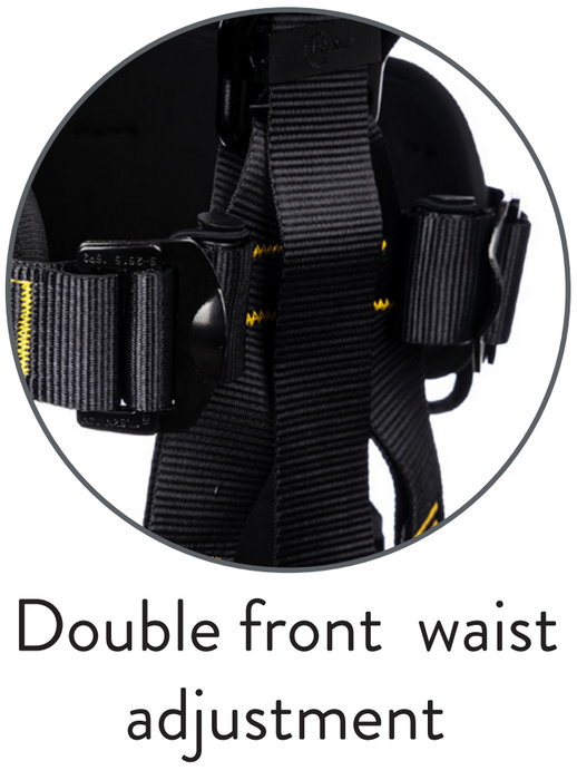 Multitask Work Positioning Comfort Safety Harness 5-Point Support Ridgegear RGH16 - White Wolf Safety