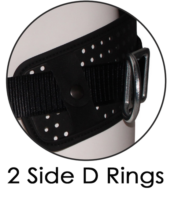 Twin D Restraint Belt Work Positioning Ridgegear RGB2 - White Wolf Safety