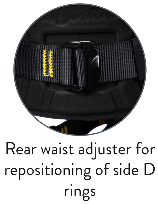 Multitask Work Positioning Comfort Safety Harness 5-Point Support Ridgegear RGH16 - White Wolf Safety