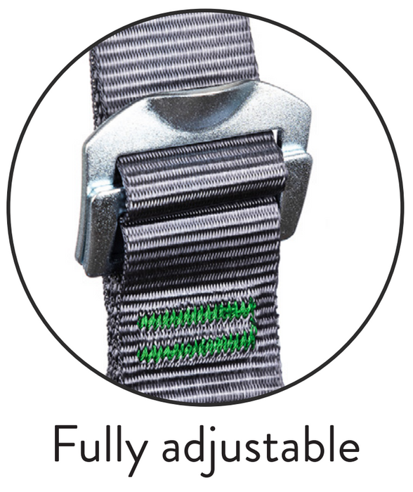 ECO Safety Harness 2-Point Front Rear D ECO-Webbing Ridgegear RGH2/ECO - White Wolf Safety