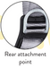 ECO Safety Harness 2-Point Front Rear D ECO-Webbing Ridgegear RGH2/ECO - White Wolf Safety