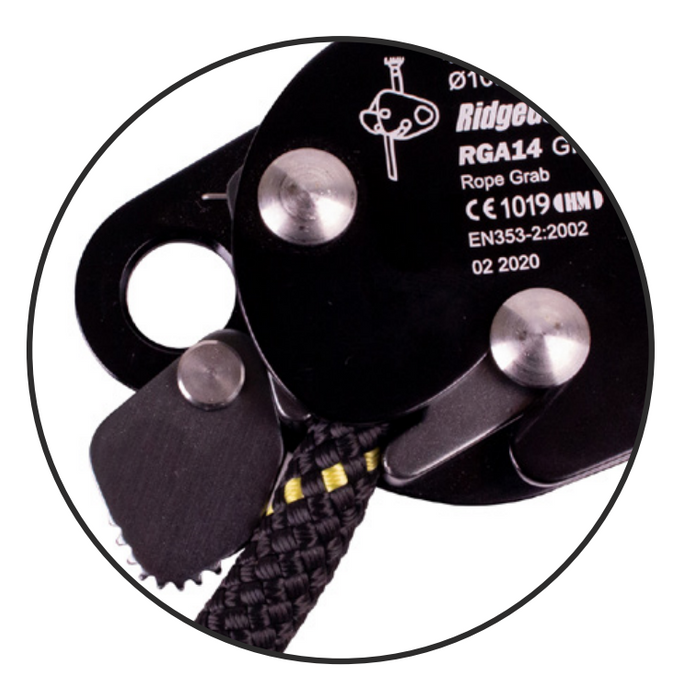 Grabber Rope Grab for 11mm Kernmantle Rope Ridgegear RGA14 - White Wolf Safety