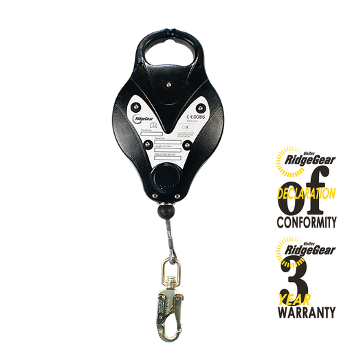 Fall Arrest Block 10m Wire Ridgegear RGA2 - White Wolf Safety