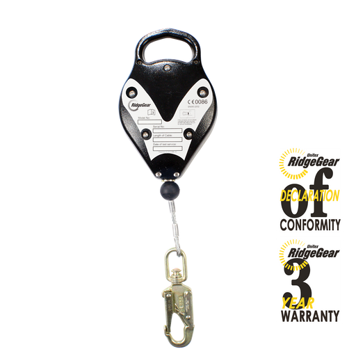 Fall Arrest Block 6m Wire Ridgegear RGA26 - White Wolf Safety