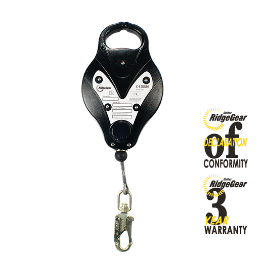Fall Arrest Block 15m Wire Ridgegear RGA3 - White Wolf Safety