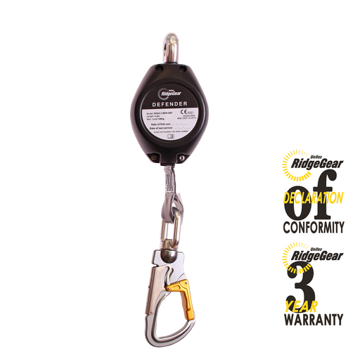 Defender Fall Arrest Block 3.3m Web Ridgegear RGA3.3 WEB DEF - White Wolf Safety