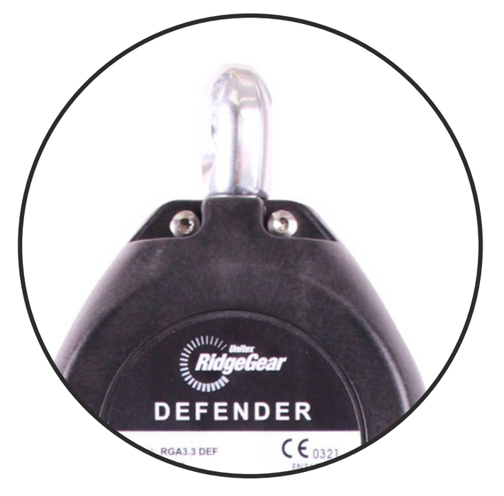 Defender Fall Arrest Block 6m Wire Ridgegear RGA6 DEF - White Wolf Safety