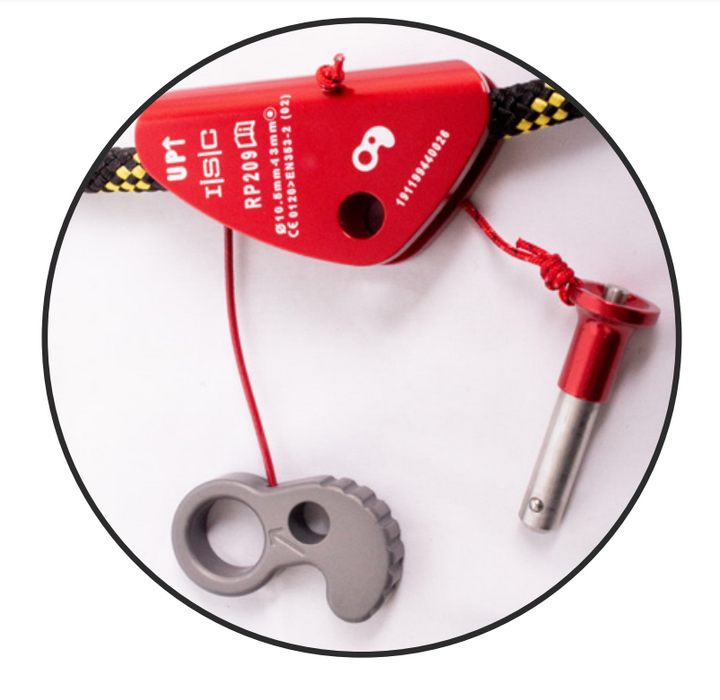 ISC Vertical Safety Rope Grab for 10.5 & 11mm Kernmantle Rope Ridgegear RGA31 - White Wolf Safety