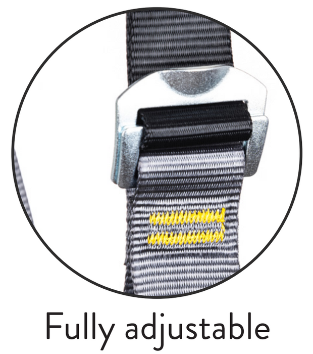 Scaffolders Twin Leg Harness Lanyard Kit - 2-point Harness, Shock Lanyard Ridgegear RGHK4 - White Wolf Safety