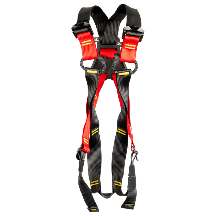 Full Body Climbing Harness Rope Rings Standard Small X-Small Ridgegear Adventure RGH14-RR - White Wolf Safety