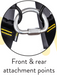 Full Body Climbing Harness Standard Small X-Small Ridgegear Adventure RGH14 - White Wolf Safety