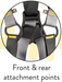 Full Body Climbing Harness Rope Rings Standard Small X-Small Ridgegear Adventure RGH14-RR - White Wolf Safety