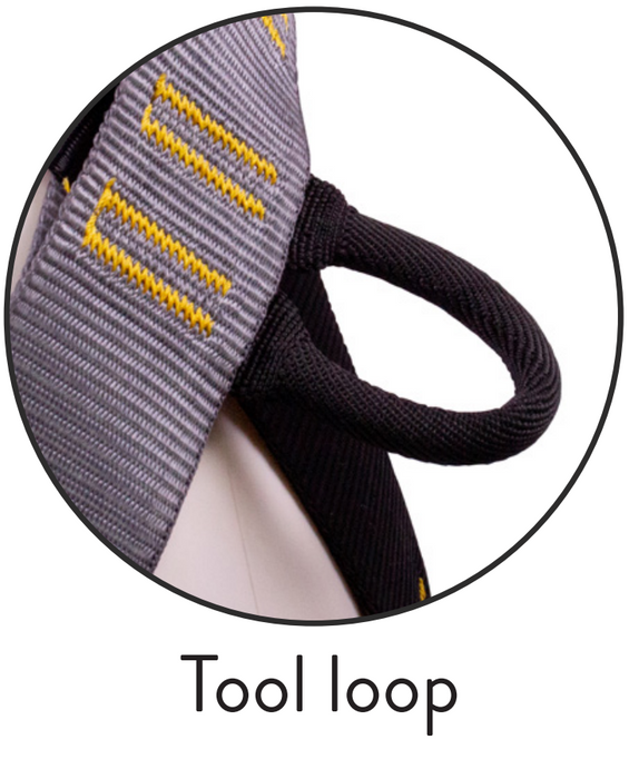 Full Body Climbing Harness Standard Small X-Small Ridgegear Adventure RGH14 - White Wolf Safety