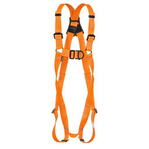 High Visibility Safety Harness 2-Point Front Rear D Ring Fall Arrest Fall Restraint Ridgegear RGH2-GLOW - White Wolf Safety