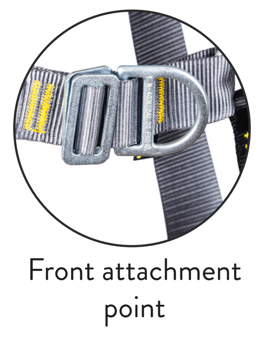 Scaffolders Twin Leg Harness Lanyard Kit - 2-point Harness, Shock Lanyard Ridgegear RGHK4 - White Wolf Safety