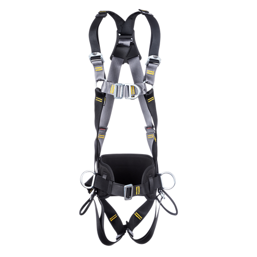 Safety Harness Premier Multitask 4-Point Work Position Front Rear & Side D Ring Ridgegear RGH4 - White Wolf Safety