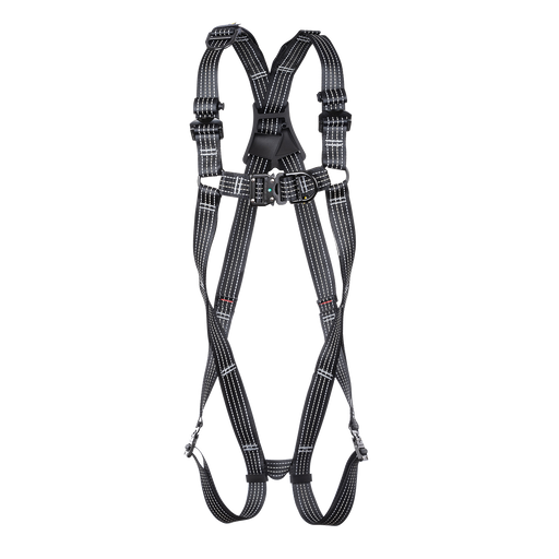 Rescue Harness SUPER HIGH VISIBILITY FAST FIT 3-Point Fall Arrest Restraint Ridgegear RGH5-SUPGLOW - White Wolf Safety