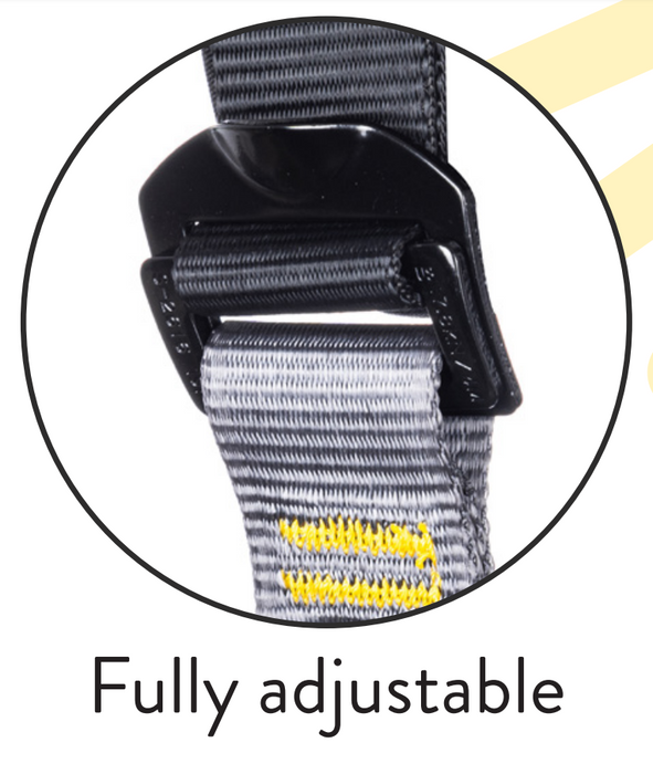 Full Body Climbing Harness Rope Rings Standard Small X-Small Ridgegear Adventure RGH14-RR - White Wolf Safety