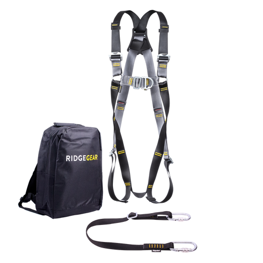 IPAF MEWP Harness Restraint Lanyard Kit Ridgegear RGHK5/MEWP - White Wolf Safety