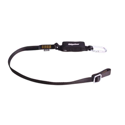 Adjustable Shock Absorber Lanyard 1.8m Ridgegear RGL13/1.8 - White Wolf Safety