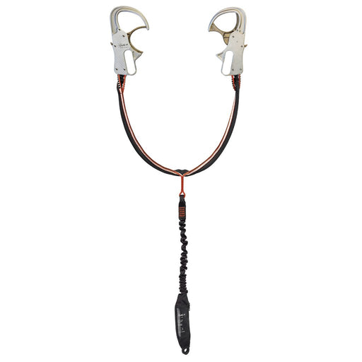 CLiC-iT Twin Leg Shock Absorbing Lanyard Ridgegear RGL60 - White Wolf Safety