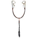 CLiC-iT Twin Leg Shock Absorbing Lanyard Ridgegear RGL60 - White Wolf Safety