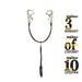 CLiC-iT Twin Leg Shock Absorbing Lanyard Ridgegear RGL60 - White Wolf Safety