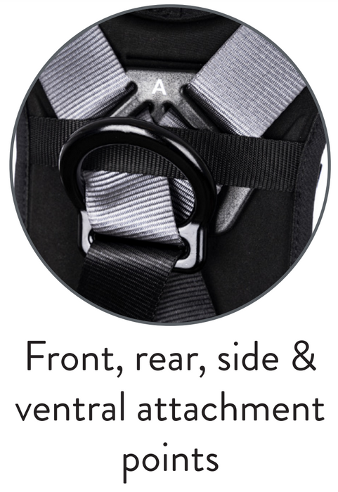 Multitask Work Positioning Comfort Safety Harness 5-Point Support Ridgegear RGH16 - White Wolf Safety
