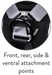 Multitask Work Positioning Comfort Safety Harness 5-Point Support Ridgegear RGH16 - White Wolf Safety